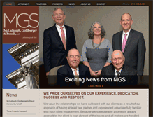 Tablet Screenshot of mgslawyers.com